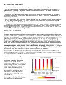 2013 IPCC AR5 records many risks