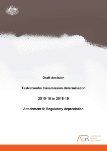 Draft decision TasNetworks transmission determination