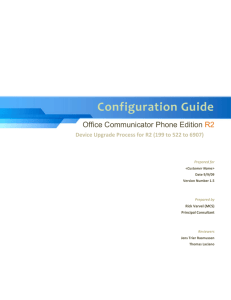 OCPE Device Upgrade Steps (Summary Version)