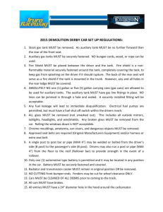 2015 demolition derby car set up regulations