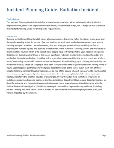 Radiation Incident IPG