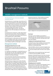 Wildlife management methods - Department of Environment, Land