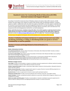 (SCCME) Internal Commercial Support Request