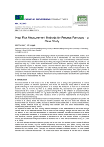 Heat Flux Measurement Methods for Process Furnaces – a Case