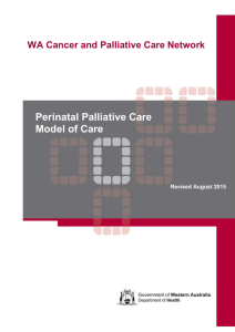 1. Overview of the Perinatal Palliative Care Model