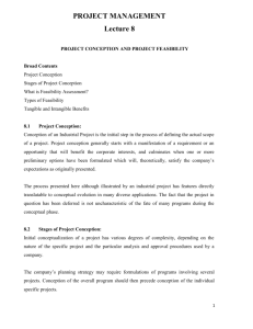 PROJECT MANAGEMENT Lecture 8