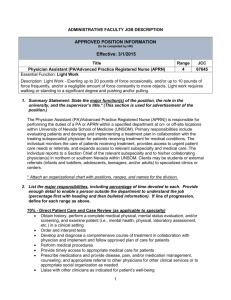 administrative faculty job description
