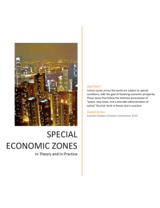 Special Economic Zones: In Theory and Practice