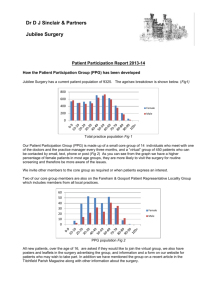 PPG Report 2014 - Jubilee Surgery