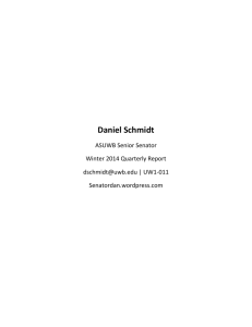 Daniel Schmidt - University of Washington Bothell