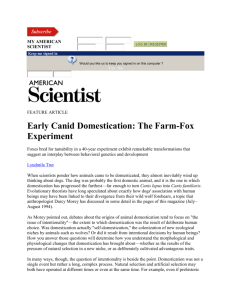 Farm-Fox-Experiment