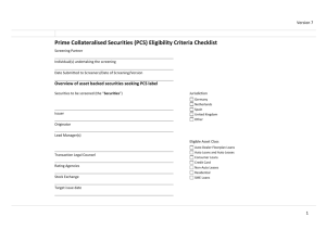 PCS-Checklist- FINAL 15 Jan 2013 v3 (to replace v2 uploaded 14 Jan)