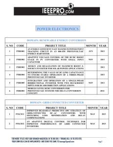 power electronics domain: renewable energy