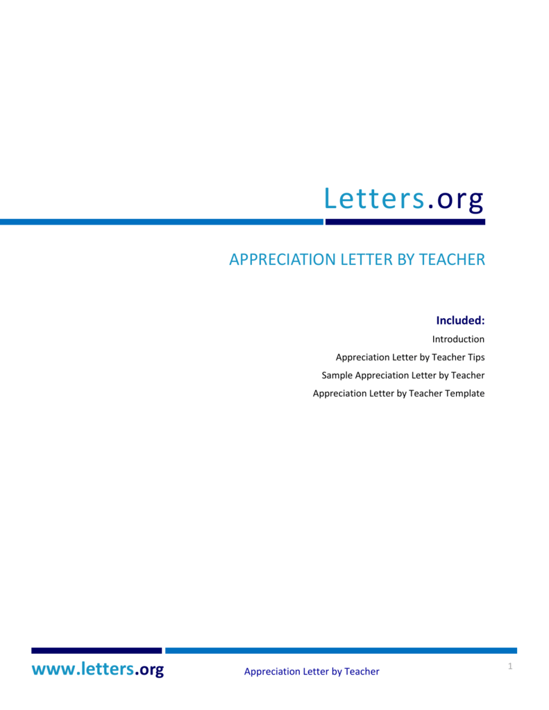 Teacher Appreciation Letter Template from s3.studylib.net