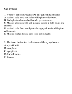cell clicker questions