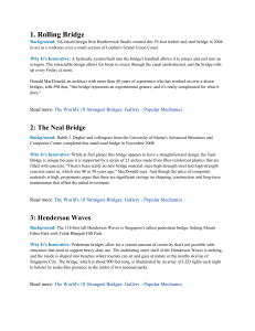 DETI 2013 - Bridges info