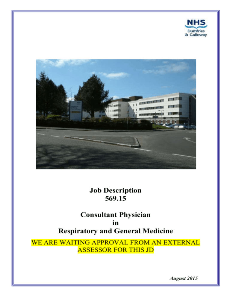 Job Description NHS Scotland Recruitment