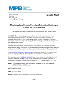 Mississippians Explore Poverty & Education Challenges to