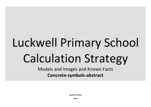 the Luckwell Calculation Policy