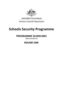Schools Security Programme - Attorney