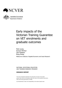- National Centre for Vocational Education Research