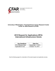 Application Form - University of Washington