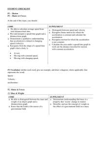 P01 & P2 Student Checklist