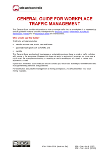 General guide for workplace traffic management