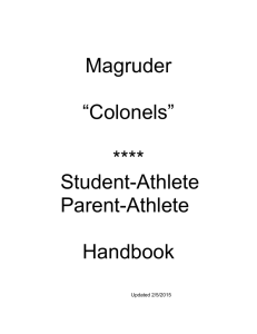Student Parent Handbook - Montgomery County Public Schools