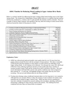 View Draft of Timeline for Reducing Metal Loading in Upper Animas