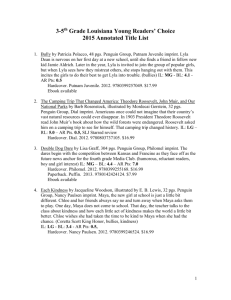 Annotated 2015 Title List - State Library of Louisiana