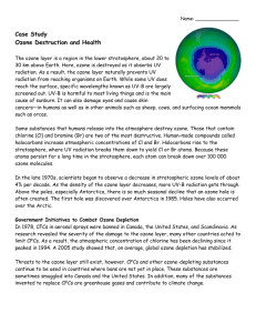 Ozone health. - Ms. Anderson`s Room 280