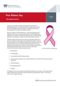 Pink Ribbon Day - Pharmaceutical Society of Australia