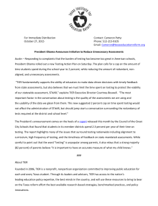 Read the full press release here. - Texas Institute for Education Reform