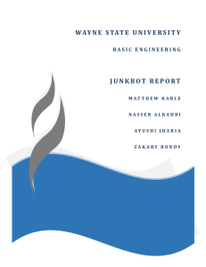 Junkbot Report - Wayne State University