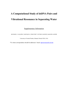 A Computational Study of dsDNA Pairs and Vibrational Resonance