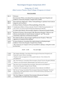 Neurological Surgery Symposium Programme