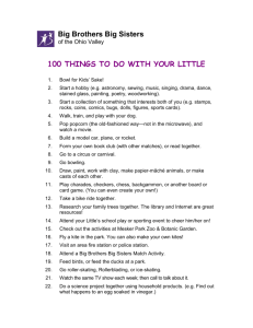 100 THINGS TO DO WITH YOUR LITTLE