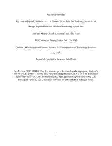 Slip rates and spatially variable creep on faults of the northern San