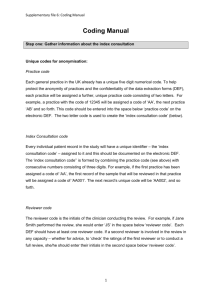 GM PSTRC EPASSE STUDY Missed Diagnostic Opportunities: Data