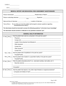 Confidential Donor Form