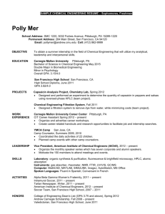 Polly Mer - Carnegie Mellon University