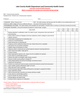 PROCEDURE CHECKLIST Chapter 23