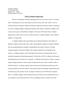 Reporting Information Research essay – Draft #1