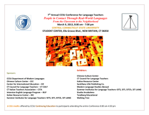 to view the preliminary program - Department of Modern Languages