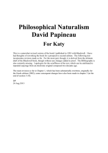 Philosophical Naturalism (full text)