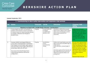 this action plan - Mental Health Crisis Care Concordat