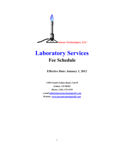 PriceList1-1-12 - Jensen Technologies LLC Chemical Analysis