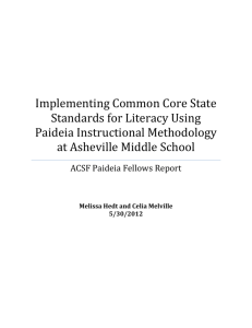 Implementing Common Core State Standards for Literacy