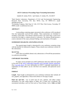 ASCE Proceedings Template - COPRI Coastal Conference